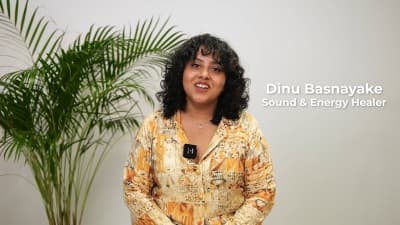 Dinu Basnayake  offering Sound Healing Therapy 